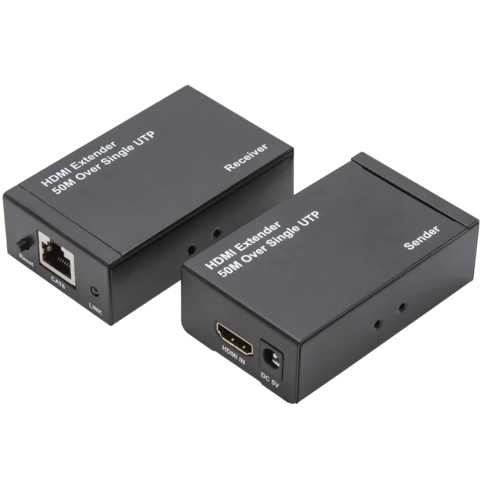 HDMI-forlenging via nettverkskabel