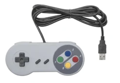 Håndkontroller med USB-tilkobling SNES