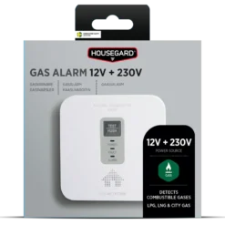 Housegard Gassvarsler for propan, naturgass og bygningsgass