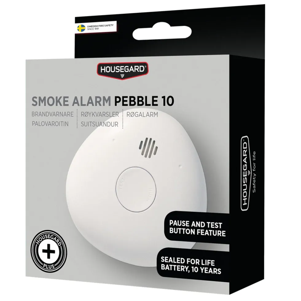 Housegard Pebble 10 Optisk røykvarsler