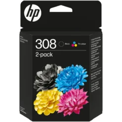 HP 308 Blekkpatron 2-pk. – svart og farger