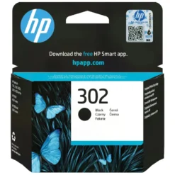 HP 302 blekkpatron, svart