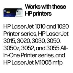 HP Toner 12A - Svart