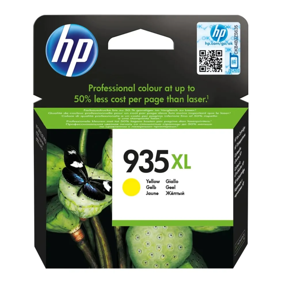 HP 935XL Blekkpatron, gul