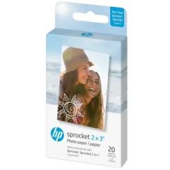 HP Zink papir - 20-Pakning 5x7,6 cm