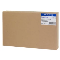 10"-hylle 1U, svart