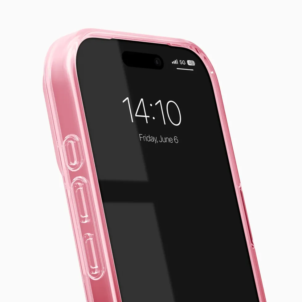 IDEAL OF SWEDEN Clear MagSafe Case – mobildeksel til iPhone 17 Pro Cherry Lacquer