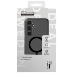 IDEAL OF SWEDEN Clear MagSafe Case – mobildeksel til Galaxy S24/S25 Tinted Black