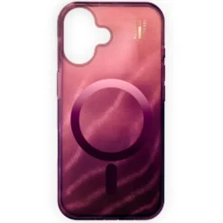 IDEAL OF SWEDEN Clear MagSafe Case – mobildeksel til iPhone 16 Cherry Lacquer