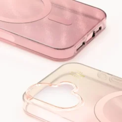 IDEAL OF SWEDEN Clear MagSafe Case – mobildeksel til iPhone 16 Rose Blush