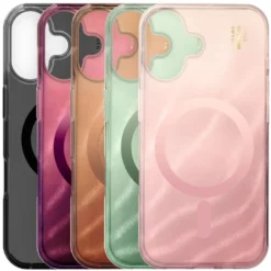 IDEAL OF SWEDEN Clear MagSafe Case – mobildeksel til iPhone 16 Sage Green