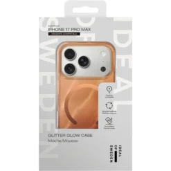 IDEAL OF SWEDEN Clear MagSafe Case – mobildeksel til iPhone 17 Pro Max Mocha Mousse