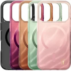 IDEAL OF SWEDEN Clear MagSafe Case – mobildeksel til iPhone 17 Pro Max Rose Blush
