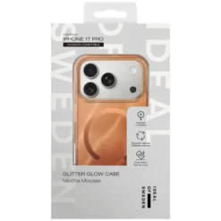 IDEAL OF SWEDEN Clear MagSafe Case – mobildeksel til iPhone 17 Pro Mocha Mousse