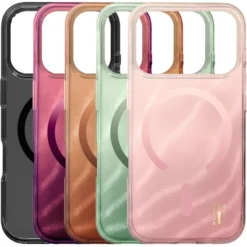 IDEAL OF SWEDEN Clear MagSafe Case – mobildeksel til iPhone 17 Pro Rose Blush