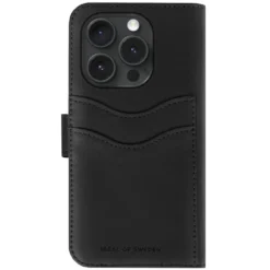 IDEAL OF SWEDEN Magnet Wallet+ for iPhone 15 Pro Svart