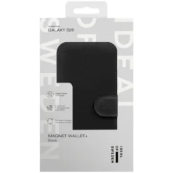 IDEAL OF SWEDEN Magnet Wallet+ - lommebokdeksel til Galaxy S26 Black