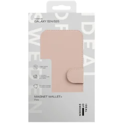 IDEAL OF SWEDEN Magnet Wallet+ - lommebokdeksel til Galaxy S25 Pink