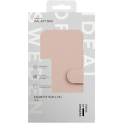 IDEAL OF SWEDEN Magnet Wallet+ - lommebokdeksel til Galaxy S26 Pink