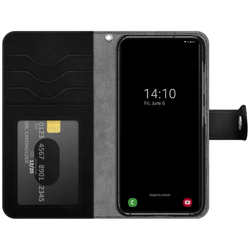 IDEAL OF SWEDEN Magnet Wallet+ - lommebokdeksel til Galaxy S25 Black