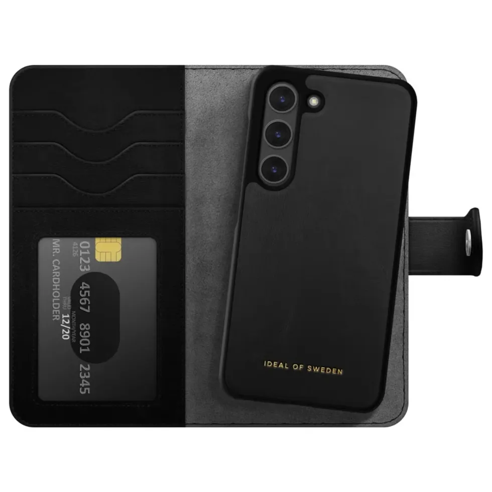 IDEAL OF SWEDEN Magnet Wallet+ - lommebokdeksel til Galaxy S25 Black