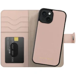 IDEAL OF SWEDEN Magnet Wallet+ for iPhone 15 Rosa