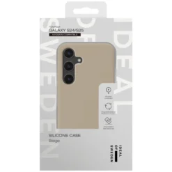 IDEAL OF SWEDEN Silicone MagSafe Case – mobildeksel til Galaxy S24/S25 Perfect Beige
