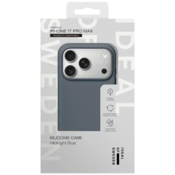 IDEAL OF SWEDEN Silicone MagSafe Case – mobildeksel til iPhone 17 Pro Max Midnight Blue
