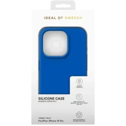IDEAL OF SWEDEN Silikondeksel for iPhone 15 Pro Cobalt Blue