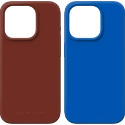 IDEAL OF SWEDEN Silikondeksel for iPhone 15 Pro Cobalt Blue