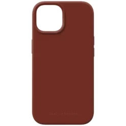 IDEAL OF SWEDEN Silikondeksel for iPhone 15 Dark Amber