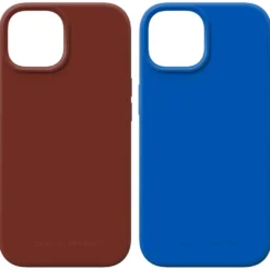 IDEAL OF SWEDEN Silikondeksel for iPhone 15 Cobalt Blue