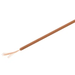 Isolert koblingstråd 0,14 mm² Brun