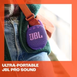 JBL Clip 5 Portabel Bluetooth-høyttaler Rosa