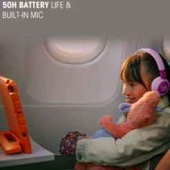 JBL JR320BT Trådløse hodetelefoner med volumbegrensning Blå
