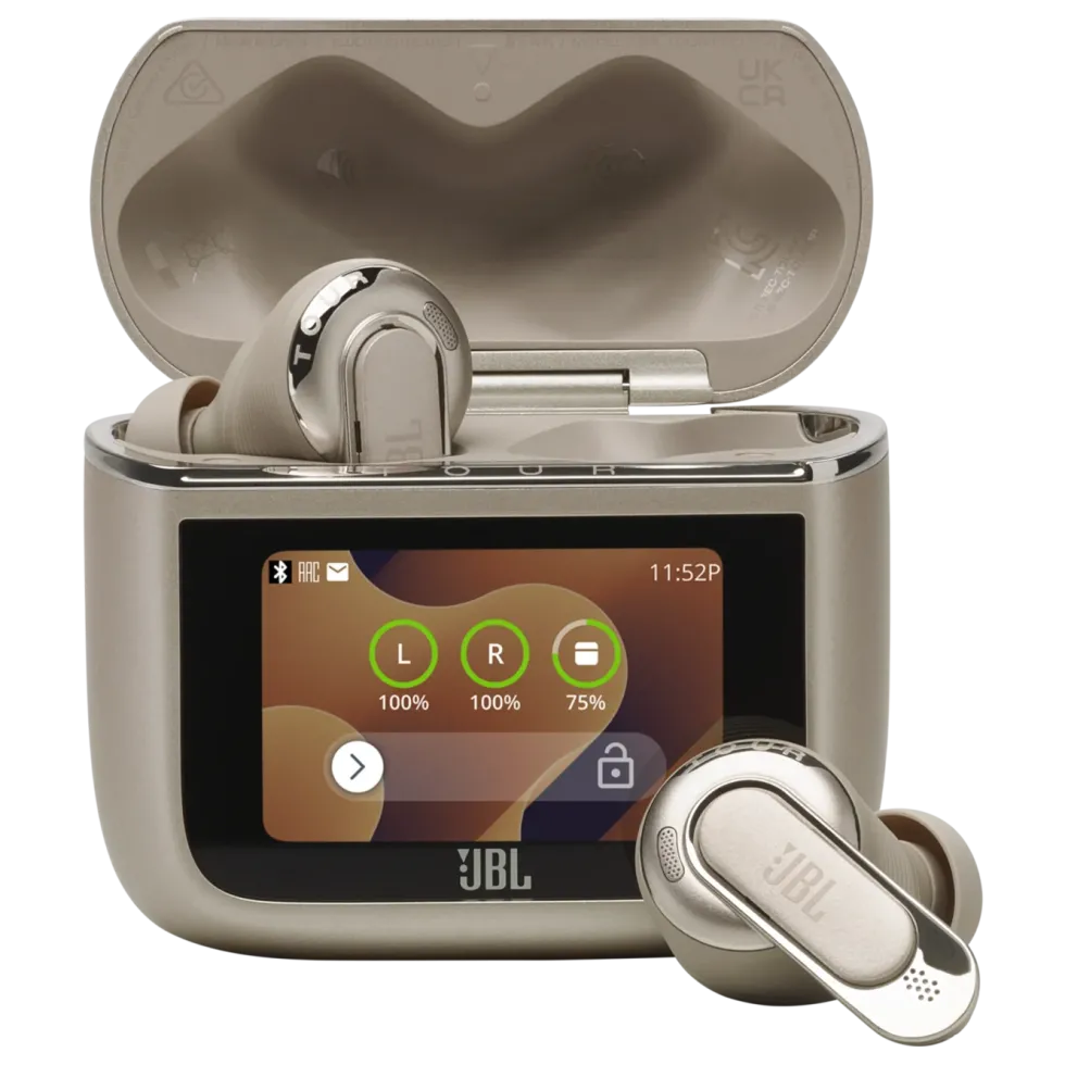 JBL Tour Pro 3 trådløse in-ear-hodetelefoner Latte