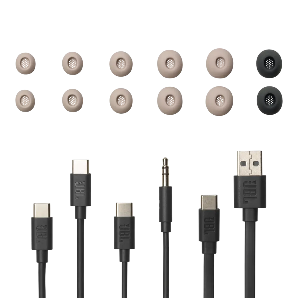 JBL Tour Pro 3 trådløse in-ear-hodetelefoner Latte