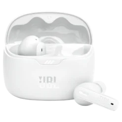 JBL Tune Beam Trådløse hodetelefoner med aktiv støydemping Hvit