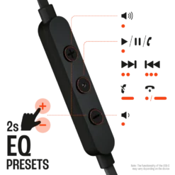 JBL Tune 305C USB-C-hodetelefoner med ledning Svart