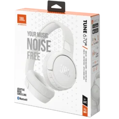 JBL Tune 670 NC Trådløse hodetelefoner Hvit