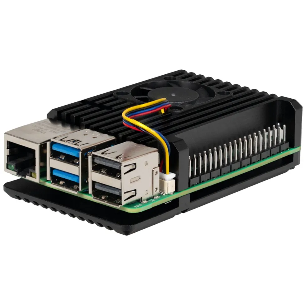 Joy-it Robust aluminiumskabinett for Raspberry Pi 5