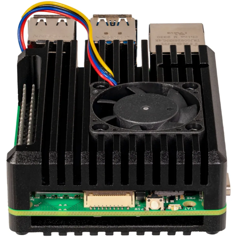 Joy-it Robust aluminiumskabinett for Raspberry Pi 5