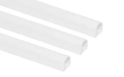 Kabelkanal Hvit 8x7 mm 1 m 3-pk.