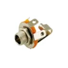 Kabinettkontakt med bryter 6,3 mm, mono