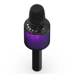 Karaokemikrofon med høyttaler