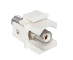 Keystone RCA-modul, rød Hvid