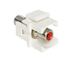 Keystone RCA-modul, rød RøD