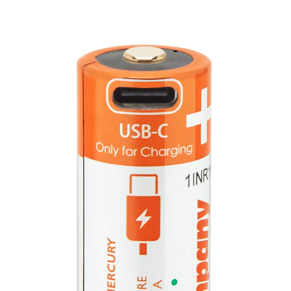 Kjell & Company 18650 Li-ion-batteri med USB-C 2600 mAh