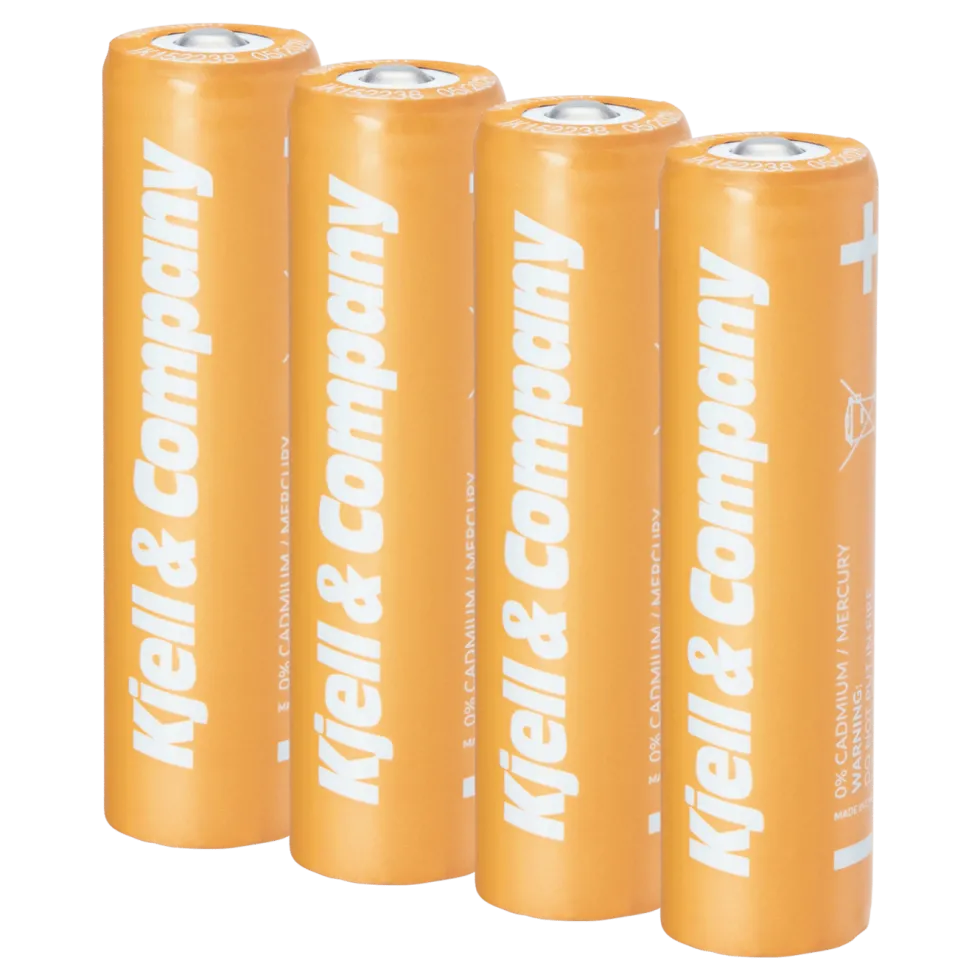 Kjell & Company 18650 Li-ion-batteri 3,6 V 2600 mAh 4-pk.