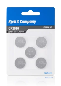 Kjell & Company Litiumbatteri CR2016 1-pk.